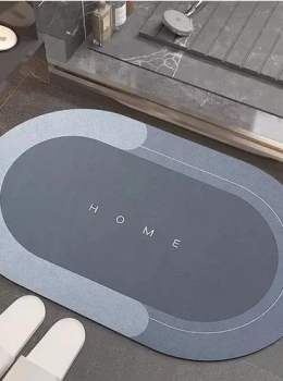 Tapete Mágico Antiderrapante Oval Absorvente