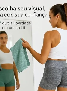 Modelador Empina Bumbum Cintura Alta Dry Fit