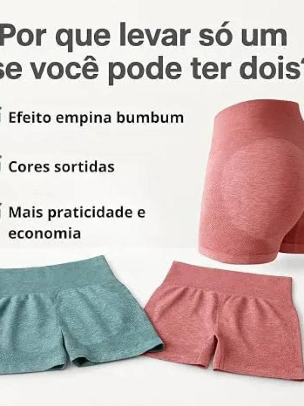 Modelador Empina Bumbum Cintura Alta Dry Fit