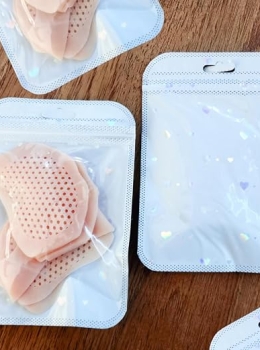Palmilha e Meia Silicone Flexível Confortável