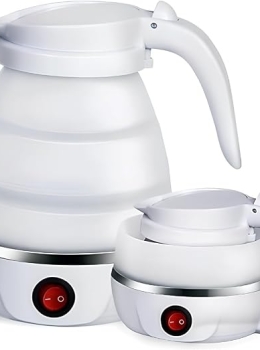 Chaleira Elétrica Dobrável Portátil 110V Silicone