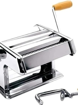 Máquina de Macarrão Inox com Manivela Profissional