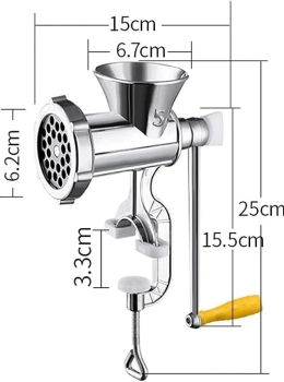 Moedor Manual de Carne e Embutidos Resistente