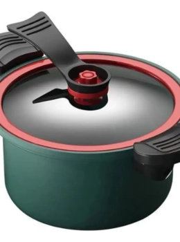 Panela de Pressão 3,5L Verde Cozimento Rápido