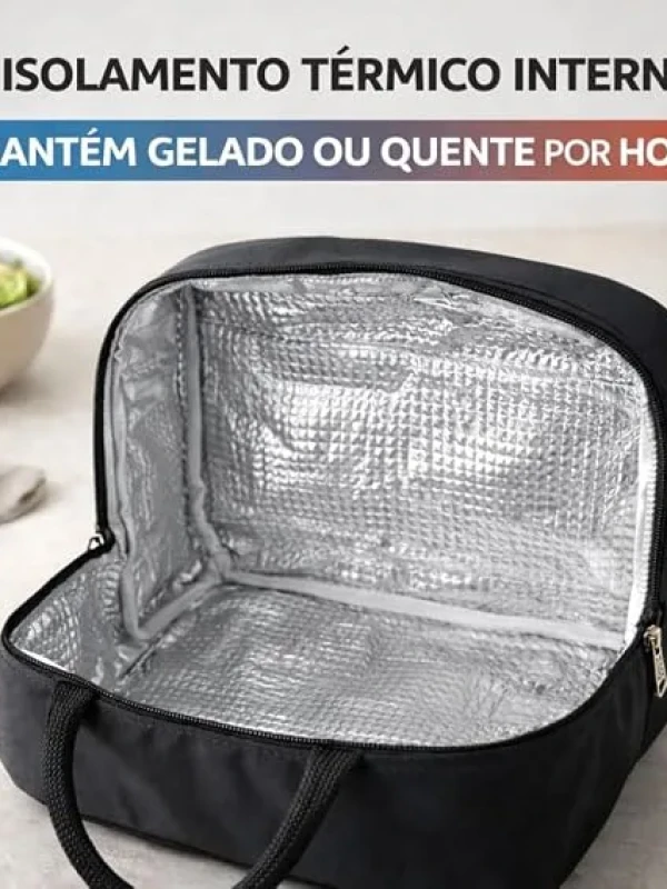Lancheira Térmica Fitness Reutilizável Anti Vazamento