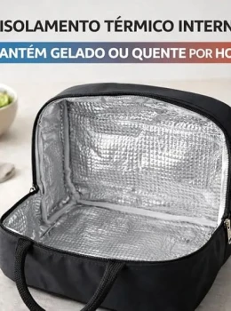 Lancheira Térmica Fitness Reutilizável Anti Vazamento