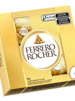 Caixa Ferrero Rocher 4 unidades