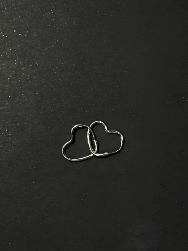 Brinco Argola Coração 