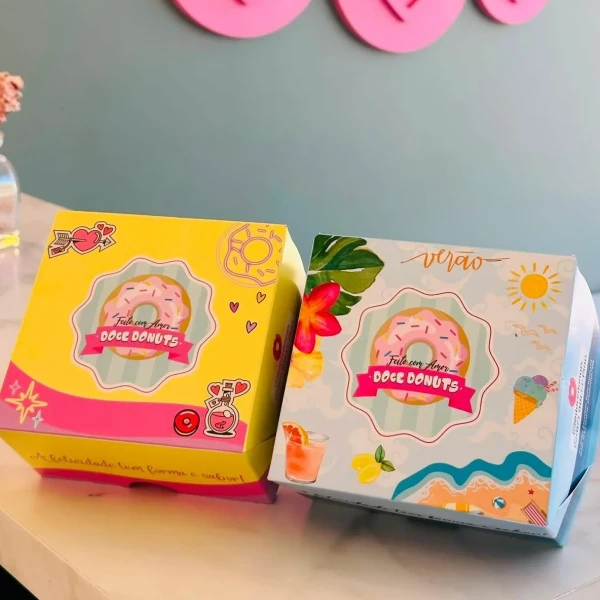 Embalagem personalizada para Donuts