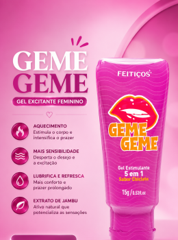 Geme Geme Gel Excitante Feminino 15G Feitiços