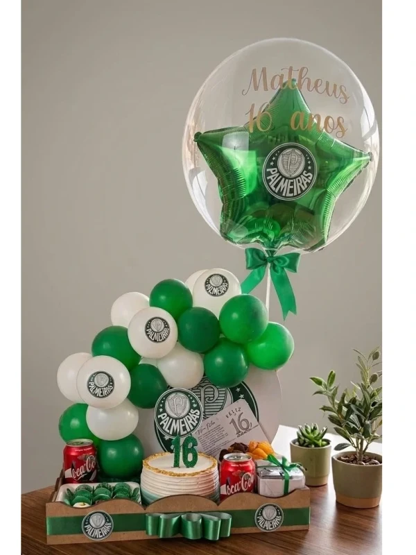 Cesta- Festa na Caixa para Aniversário