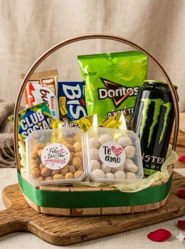 Cesta Petisco Gourmet para Presentes