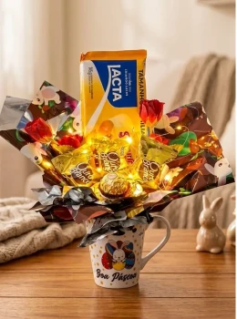 Buquê na caneca