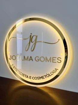 LOGO PLACA LED REDONDA/QUADRADA - foto 3 de 5