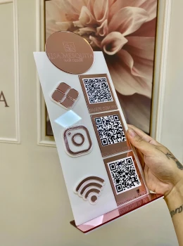 PLACA PIX PERSONALIZADA G