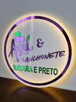 LOGO PLACA LED 50X50CM