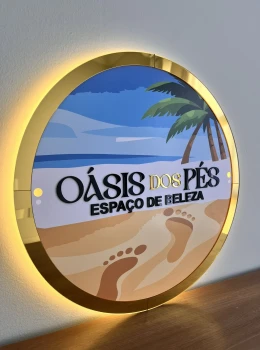 LOGO PLACA LED 50X50CM - foto 4 de 4