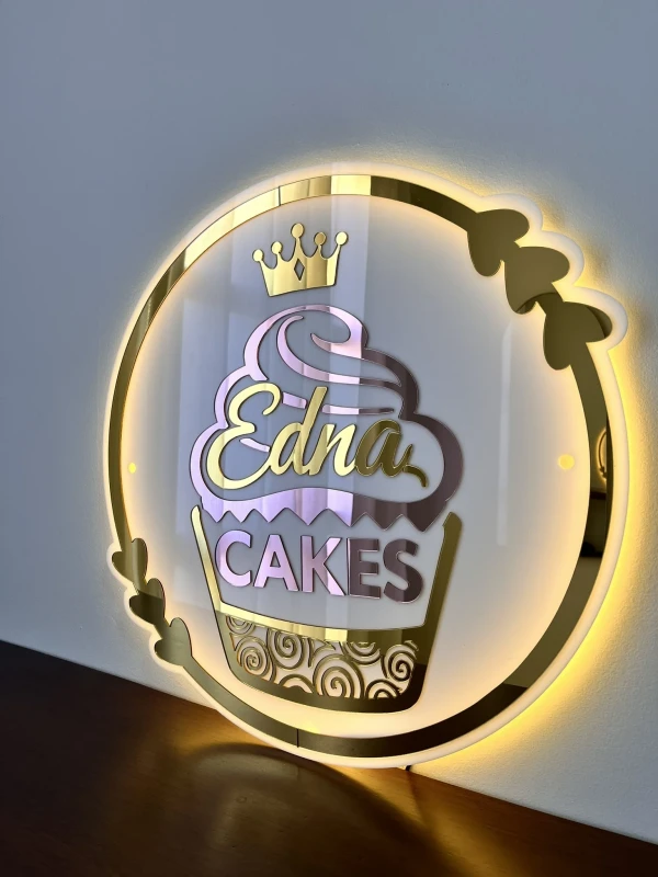LOGO PLACA LED 60X60CM - foto 3 de 4