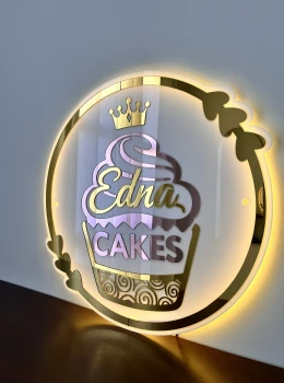 LOGO PLACA LED 60X60CM - foto 3 de 4