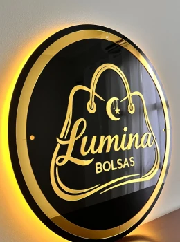 LOGO PLACA LED 60X60CM - foto 2 de 4