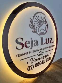 LOGO PLACA LED 70X70CM - foto 3 de 5