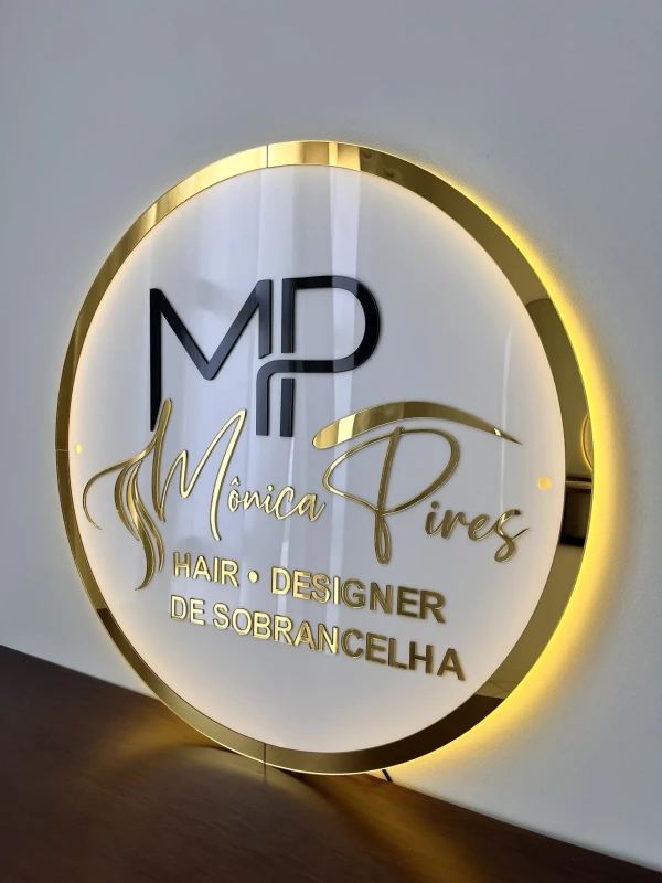 LOGO PLACA LED 70X70CM - foto 2 de 5
