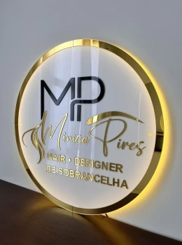 LOGO PLACA LED 70X70CM - foto 2 de 5