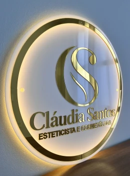 LOGO PLACA LED 80X80CM