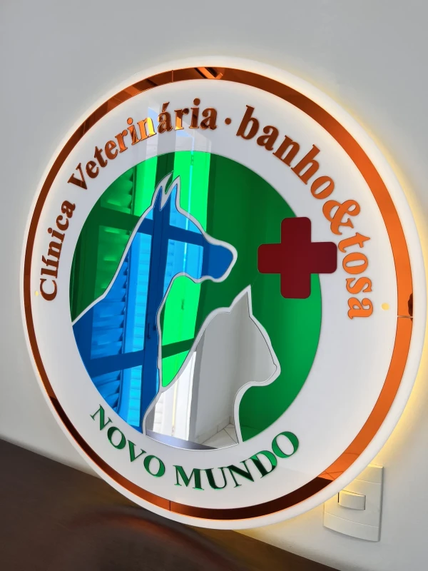 LOGO PLACA LED 80X80CM - foto 5 de 5