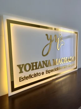 LOGO PLACA LED 90X50CM - foto 2 de 4