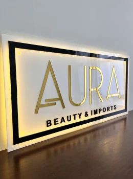 LOGO PLACA LED 80X40CM - foto 2 de 4