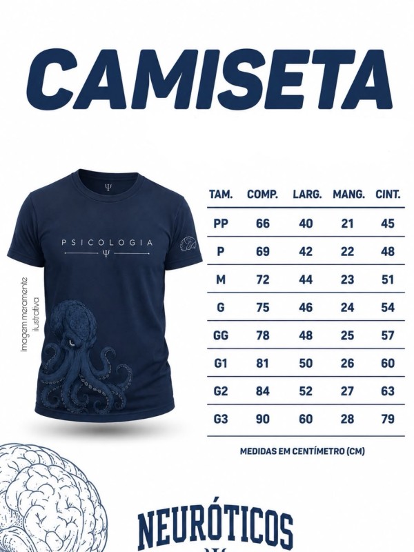 CAMISETA: PSICOLOGIA - NEURÓTICOS
