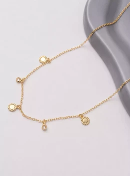 Colar Choker Girassóis