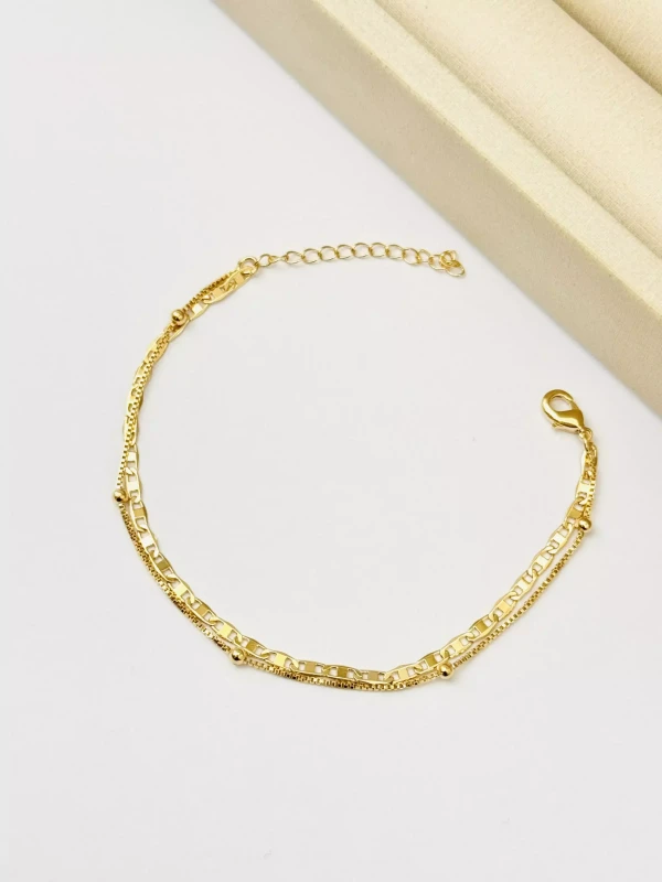 Pulseira Dupla Bolinha