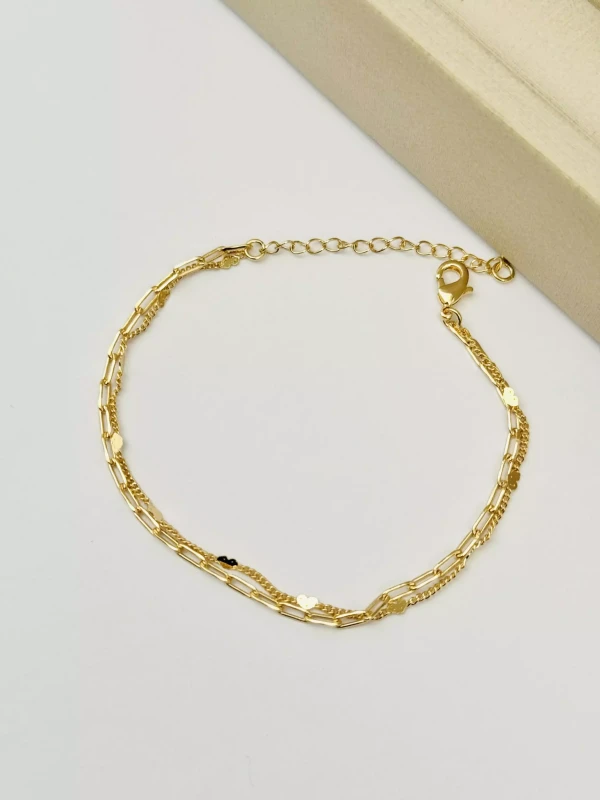 Pulseira Cartier C/Mini Corações