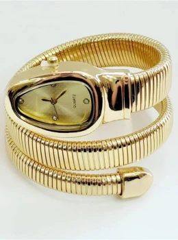 Relógio Quartz Bracelete- Dourado