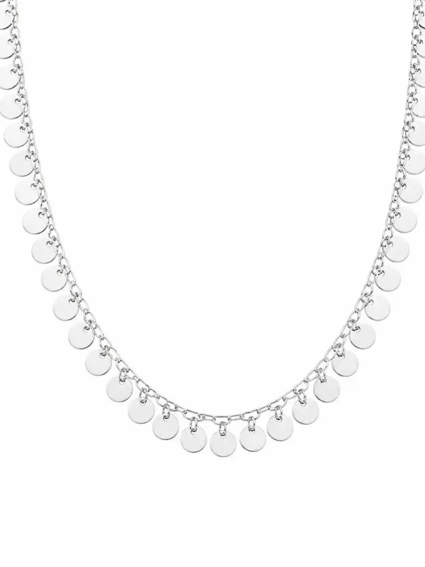 Choker medalhas Monalisa - Prata