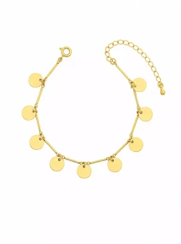 Pulseira medalhas Antonella - Ouro