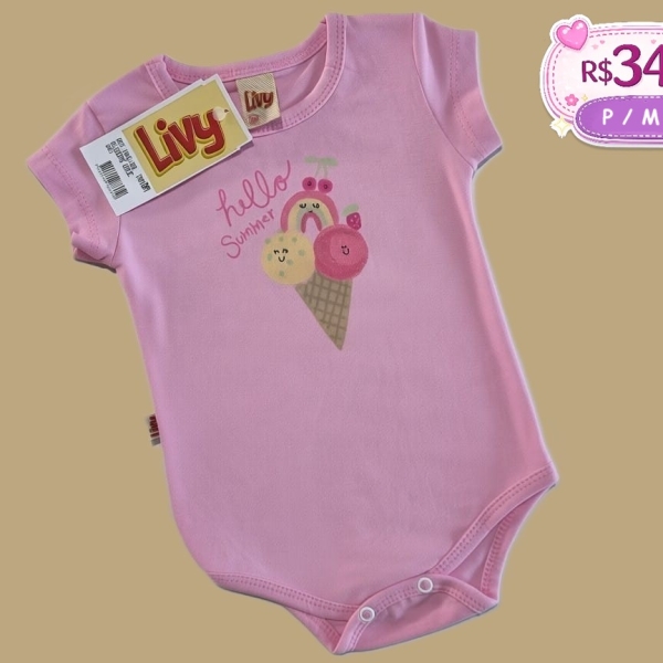 Body bebê Livy