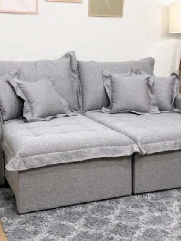 Sofá Cama Retrátil Reclinável Bolt 2.00m Mod.80