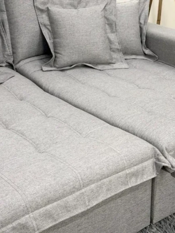 Sofá Cama Retrátil Reclinável Bolt 2.00m Mod.80