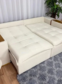 Sofá Cama Retrátil Reclinável Gabriella 2,10m