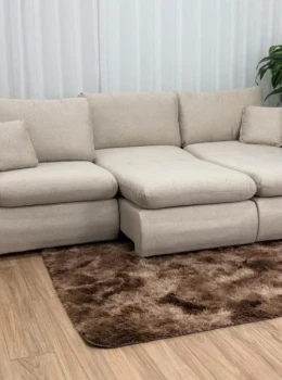 Sofá Cama Retrátil Reclinável Amaranto 2.70m 3 Modulos 80 – Innove