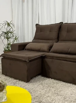 SOFÁ BEATRIZ PLUS 1,90 RETRÁTIL E RECLINÁVEL