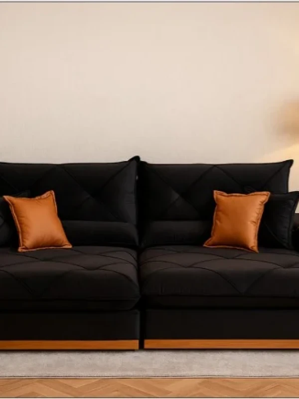 SOFÁ GRAN BELLO PLUS 2.50 RETRÁTIL E RECLINÁVEL – MOLAS ENSACADAS E 04 ALMOFADAS