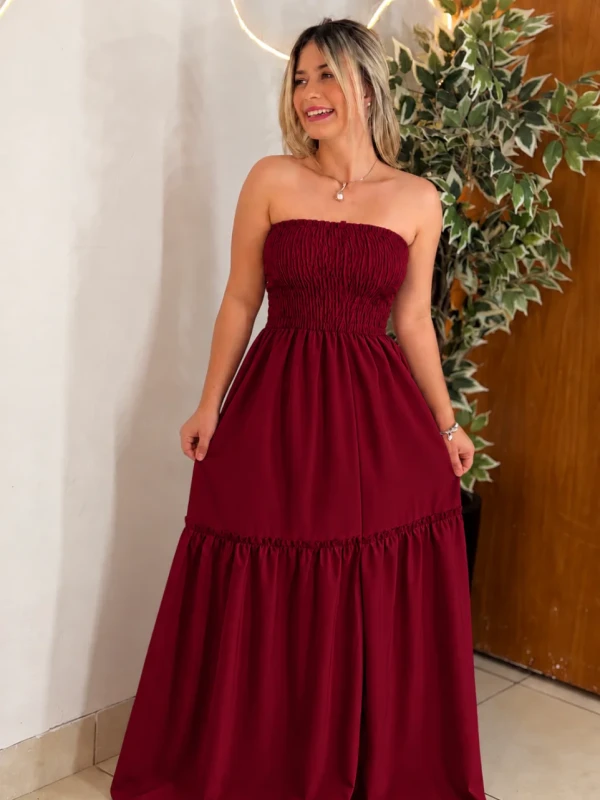 VESTIDO LASTEX - foto 2 de 3