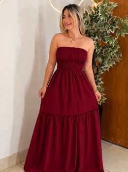 VESTIDO LASTEX - foto 2 de 3