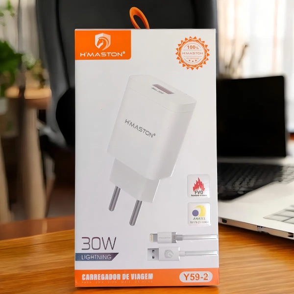 CARREGADOR IPHONE TURBO 30W
