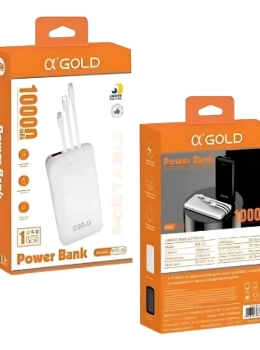 Carregador Portátil 10.000mah Adaptador 3 Entradas