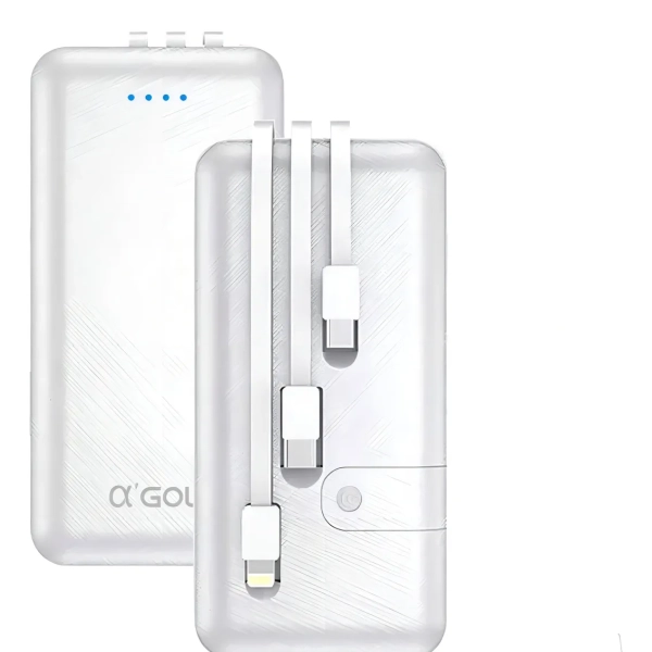 Carregador Portátil 10.000mah Adaptador 3 Entradas